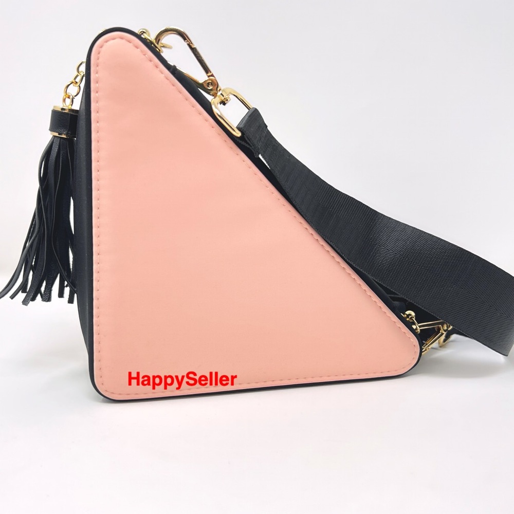 Prada Purse Triangle Pouch Converted to Crossbody Converted Adjustable Strap NEW - Picture 8 of 12